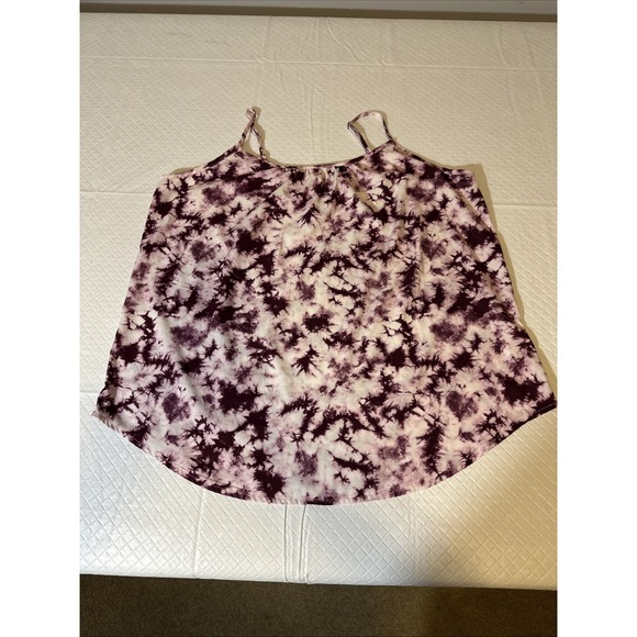 Faded Glory Tops - Faded Glory Girl Youth Purple‎ Tie Dye Camisole, Tank Size XL (16/18)